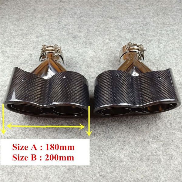 1 pair y model glossy carbon exhaust tips 304 stainless steel for akrapovic dual muffler nozzles exhaust pipes1
1 pair y model glossy carbon exhaust tips 304 stainless steel for akrapovic dual muffler nozzles exhaust pipes1