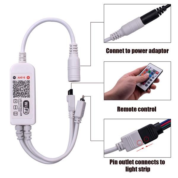 rgb 5050 5m waterproof led strip light smd 44 key remote wifi wireless light for automobile or contour lighting
rgb 5050 5m waterproof led strip light smd 44 key remote wifi wireless light for automobile or contour lighting