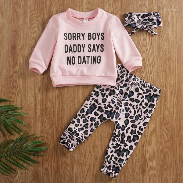 clothing sets 6-24m born baby girls outfis 3pcs set kid toddler letter long sleeve sweatshirt +leopard print pants+headband1, White
clothing sets 6-24m born baby girls outfis 3pcs set kid toddler letter long sleeve sweatshirt +leopard print pants+headband1, White