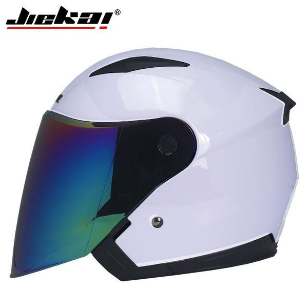 light weight safety motorcycle double lenses helmet jiekai open face helmet 6 color avialable scooter bike casco moto
light weight safety motorcycle double lenses helmet jiekai open face helmet 6 color avialable scooter bike casco moto