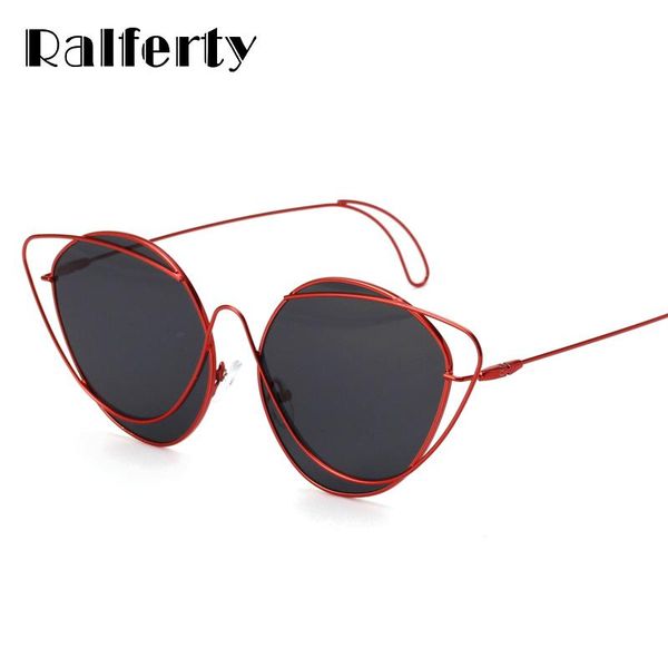 sunglasses ralferty retro cat eye women black sunglass female punk wire sun glasses for vintage shades wa1125, White;black
sunglasses ralferty retro cat eye women black sunglass female punk wire sun glasses for vintage shades wa1125, White;black