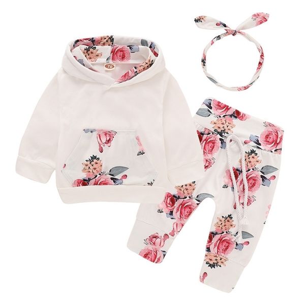 wisefin newborn baby girl clothing set winter floral print long infant girl outfits clothes set pocket hoodie + pants + headband y200803, White
wisefin newborn baby girl clothing set winter floral print long infant girl outfits clothes set pocket hoodie + pants + headband y200803, White