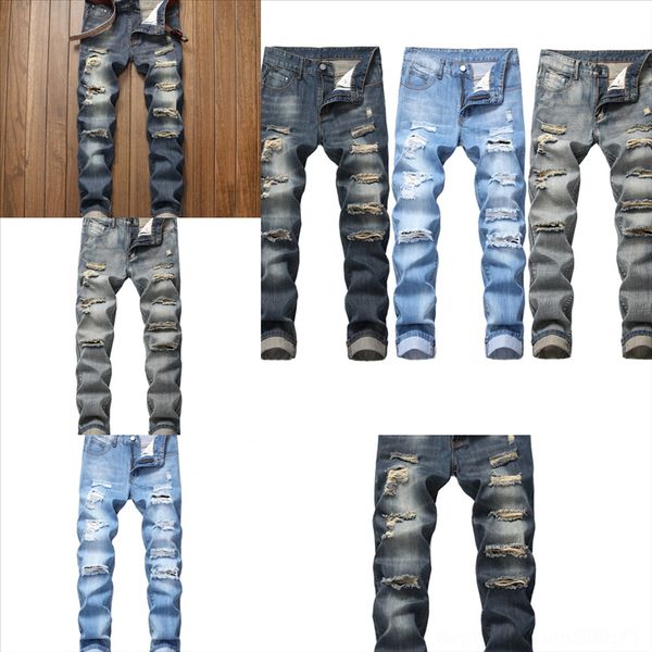 ss6vj quality hole jeans men classic biker jeans man stretch men jeans big size fashion casual pants fit skinny new, Black
ss6vj quality hole jeans men classic biker jeans man stretch men jeans big size fashion casual pants fit skinny new, Black