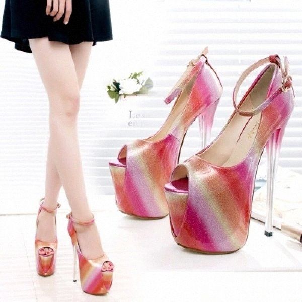 spring women pumps peep toe thin high heel 19cm wedding shoes platform concise shallow mouth nightclub ladies pumps size 34-43 #ui4g, Black 
spring women pumps peep toe thin high heel 19cm wedding shoes platform concise shallow mouth nightclub ladies pumps size 34-43 #ui4g, Black