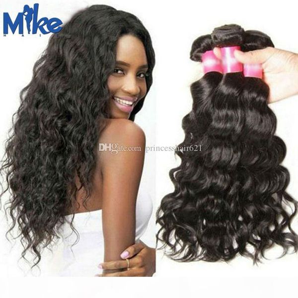 mikehair brazilian human hair weaves bundles unprocessed 3pc indian brazilian peruvian malaysian cambodian natural wave wavy hair extensions, Black
mikehair brazilian human hair weaves bundles unprocessed 3pc indian brazilian peruvian malaysian cambodian natural wave wavy hair extensions, Black