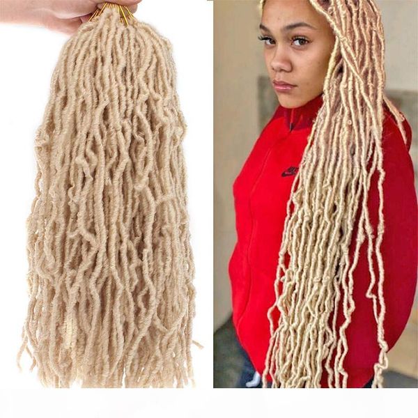 18 inch blonde synthetic new faux locs crochet braids hair 21 roots extend soft locs braiding hair for women curly wavy hair 6136872222, Black
18 inch blonde synthetic new faux locs crochet braids hair 21 roots extend soft locs braiding hair for women curly wavy hair 6136872222, Black