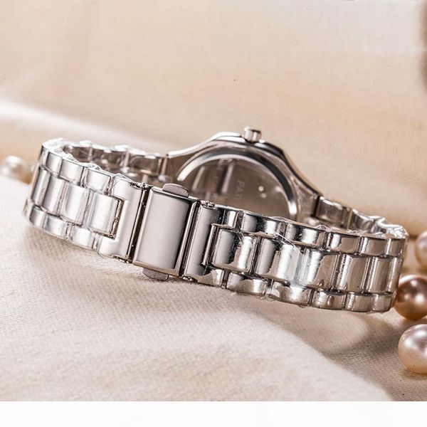 women watch dress fashion watches rose gold stainless steel black dial diamond wristwatches quartz clock gifts, Slivery;brown
women watch dress fashion watches rose gold stainless steel black dial diamond wristwatches quartz clock gifts, Slivery;brown