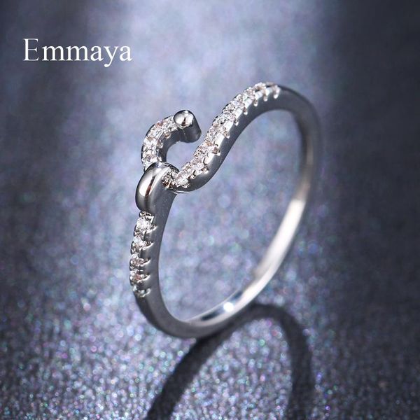 emmaya новый дизайн крючок внешний вид promise люкс свадебные девушки с кубическим цирконом кольцо обручальное изысканный выбор sqcrlc new_d, Silver
emmaya новый дизайн крючок внешний вид promise люкс свадебные девушки с кубическим цирконом кольцо обручальное изысканный выбор sqcrlc new_d, Silver