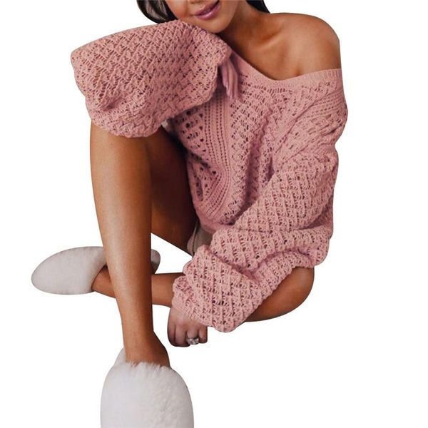sweater women v-neck hollow out sweaters fashion long sleeve solid color loose sweater women ladies clothing, White
sweater women v-neck hollow out sweaters fashion long sleeve solid color loose sweater women ladies clothing, White