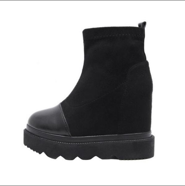 2020 head, slope boots with wild high heels, sponge cake, thick bottom, tube, ladies'shoes, martin boots. o048, Black
2020 head, slope boots with wild high heels, sponge cake, thick bottom, tube, ladies'shoes, martin boots. o048, Black