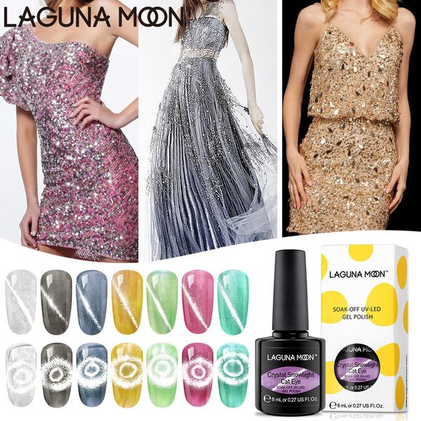 lagunamoon crystal snowlight cat eye gel nail polish soak off semi permanent uv led varnishes lacquer vernis 8ml, Red;pink
lagunamoon crystal snowlight cat eye gel nail polish soak off semi permanent uv led varnishes lacquer vernis 8ml, Red;pink