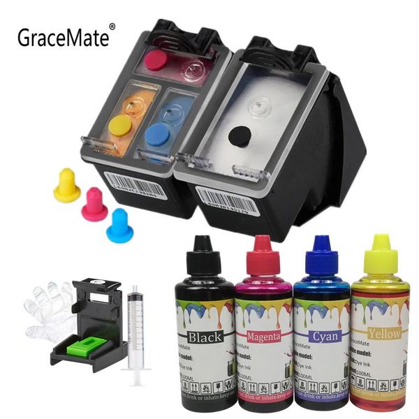 ink cartridges gracemate 63 refill kit compatible for 63xl cartridge deskjet 1110 2130 2131 2132 3630 5220 5230 5252 printer
ink cartridges gracemate 63 refill kit compatible for 63xl cartridge deskjet 1110 2130 2131 2132 3630 5220 5230 5252 printer