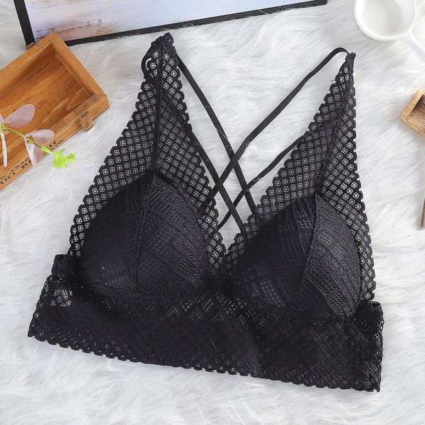 3pieces/lot women tanks crop female lingerie lace bralette deep v seamless underwear camis padded camisole, Black;white
3pieces/lot women tanks crop female lingerie lace bralette deep v seamless underwear camis padded camisole, Black;white