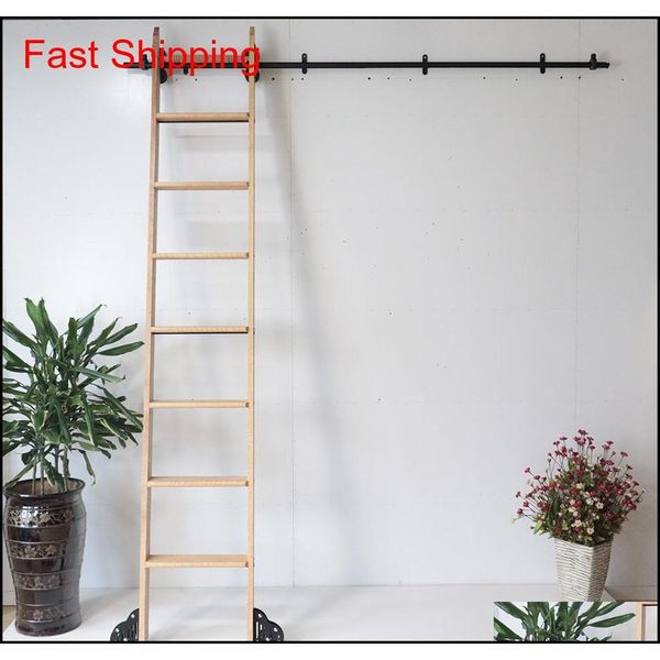 3.3ft 6.6ft rustic black rolling library ladder kit quiet glide rolling hook librar qylviw toys2010
3.3ft 6.6ft rustic black rolling library ladder kit quiet glide rolling hook librar qylviw toys2010