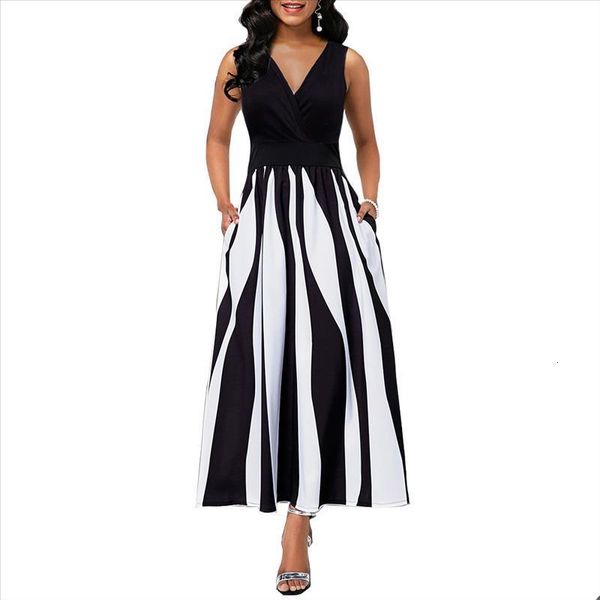 elegant v-neck striped ball gown maxi dresses women 2020 summer autumn casual plus size slim long party dress vestidos 5xl, Black;gray
elegant v-neck striped ball gown maxi dresses women 2020 summer autumn casual plus size slim long party dress vestidos 5xl, Black;gray