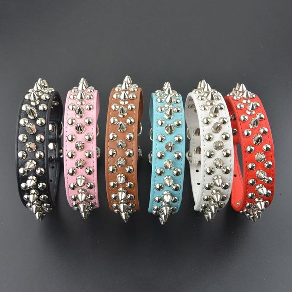 dog collars & leashes most color small medium collar round spikes studded pet necklace for walking leash leads
dog collars & leashes most color small medium collar round spikes studded pet necklace for walking leash leads