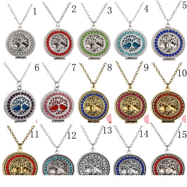 fashion tree of life essential oil diffuser necklace hollow aromatherapy floating locket pendant link chain for women jewelry with 6 spacers, Silver
fashion tree of life essential oil diffuser necklace hollow aromatherapy floating locket pendant link chain for women jewelry with 6 spacers, Silver