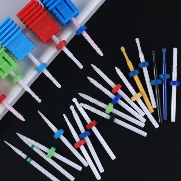 nail art equipment 1pcs sharp ceramic drill bits rotate burr milling cutter for manicure electric pedicure tools accessories, Silver
nail art equipment 1pcs sharp ceramic drill bits rotate burr milling cutter for manicure electric pedicure tools accessories, Silver