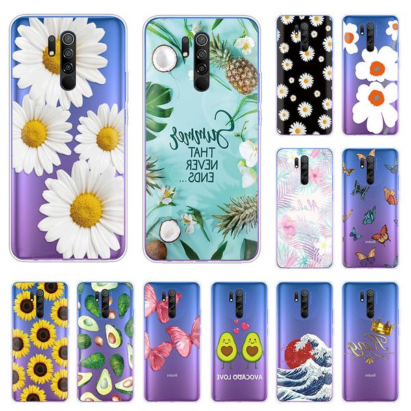 case silicon back cover for xiaomi redmi 9 6.53 redmi9 inch coque bumper shockproof protective capa flower etui
case silicon back cover for xiaomi redmi 9 6.53 redmi9 inch coque bumper shockproof protective capa flower etui