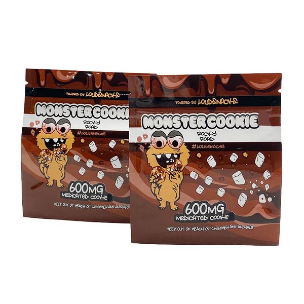 loudsnack monster cookies mylar bag 600 mg rocky road edible medicated cookie packaging bag zip lock smell proof
loudsnack monster cookies mylar bag 600 mg rocky road edible medicated cookie packaging bag zip lock smell proof