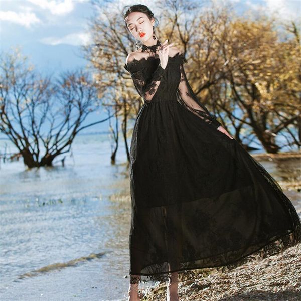spring fall 2021 new neck bar women shoulder dress orvalho fashion slim black mid-calf women's dresses p1060 0uvu, Black;gray
spring fall 2021 new neck bar women shoulder dress orvalho fashion slim black mid-calf women's dresses p1060 0uvu, Black;gray