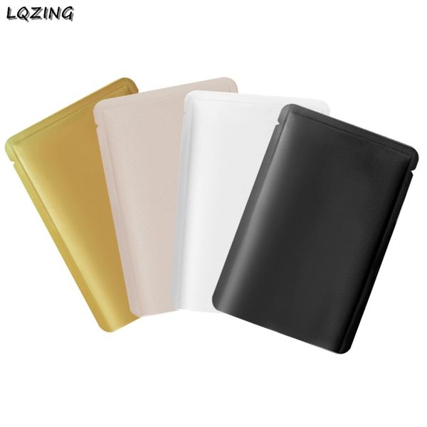 foil matte aluminum 100pcs/lot thick cosmetics mask powder packaging bags open food light-proof bag flat bottom
foil matte aluminum 100pcs/lot thick cosmetics mask powder packaging bags open food light-proof bag flat bottom