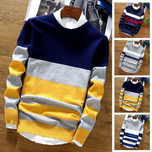 men's sweaters men autumn winter wool sweater casual crocheted striped color block thin knitwear jumper pullover mens masculino jersey, White;black
men's sweaters men autumn winter wool sweater casual crocheted striped color block thin knitwear jumper pullover mens masculino jersey, White;black