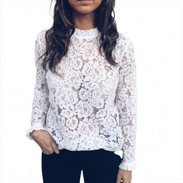 2021 autumn women lace crochet blouse ladies elegant white shirts long sleeve solid female shirts casual top
2021 autumn women lace crochet blouse ladies elegant white shirts long sleeve solid female shirts casual top