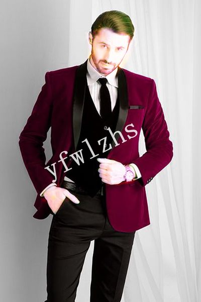 new style velveteen handsome shawl lapel groom tuxedos men suits wedding/prom/dinner man blazer(jacket+pants+tie+vest) w386, Black;gray
new style velveteen handsome shawl lapel groom tuxedos men suits wedding/prom/dinner man blazer(jacket+pants+tie+vest) w386, Black;gray