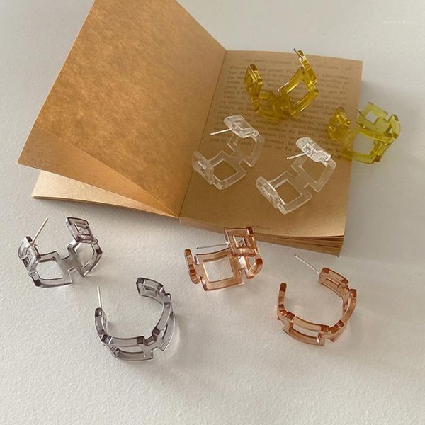 korean fashion earrings female multicolor transparent simple peculiar hollow acrylic hoop earrings irregular men jewelery kpop1, Golden;silver
korean fashion earrings female multicolor transparent simple peculiar hollow acrylic hoop earrings irregular men jewelery kpop1, Golden;silver