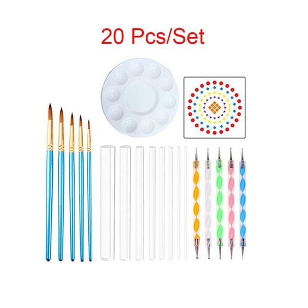 20pcs/set mandala dotting pen tools for painting stone ceramic with stencil point brush tray 20pcs/set qyldoi, Silver
20pcs/set mandala dotting pen tools for painting stone ceramic with stencil point brush tray 20pcs/set qyldoi, Silver