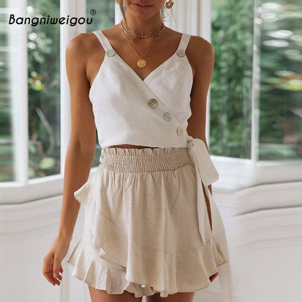 bangniweigou summer v neck buttons yarn short women backless strappy tank vacation bralette crop white beachwear1
bangniweigou summer v neck buttons yarn short women backless strappy tank vacation bralette crop white beachwear1