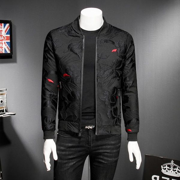 men's jackets puff jacquard black spring autumn casual coat flower slim fit pattern bomber jacket men 5xl, Black;brown
men's jackets puff jacquard black spring autumn casual coat flower slim fit pattern bomber jacket men 5xl, Black;brown