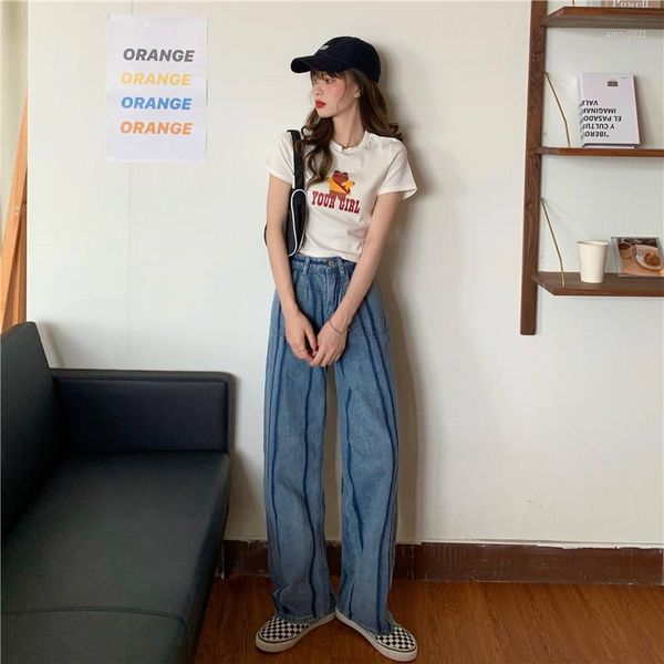 women's jeans hit color straight cut blue women pants korean high waist long trousers 2021 fashion demin pant1
women's jeans hit color straight cut blue women pants korean high waist long trousers 2021 fashion demin pant1