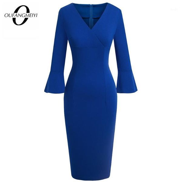 women deep v neck elegant horn sleeve dress business slim brief pencil dress eb5411, Black;gray
women deep v neck elegant horn sleeve dress business slim brief pencil dress eb5411, Black;gray