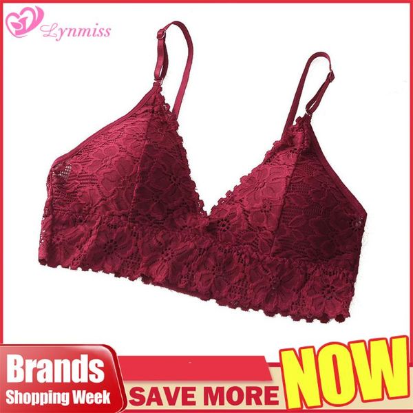 women bra solid padded lace underwear triangle cup wireless bralette backless bra for women bars wire female underwear, Red;black
women bra solid padded lace underwear triangle cup wireless bralette backless bra for women bars wire female underwear, Red;black