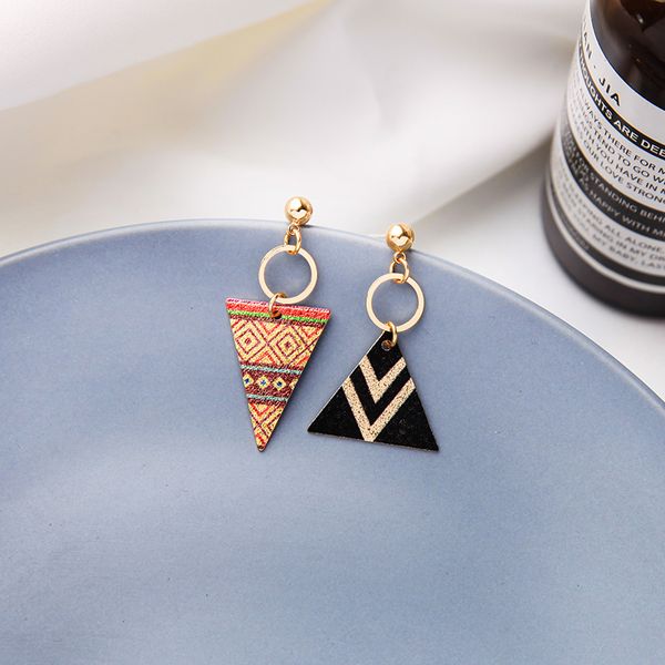 bohemia style drop earrings for women ethnic printing triangle alloy asymmetric earrings hyperbole 2020 new fashion jewelry, Silver
bohemia style drop earrings for women ethnic printing triangle alloy asymmetric earrings hyperbole 2020 new fashion jewelry, Silver