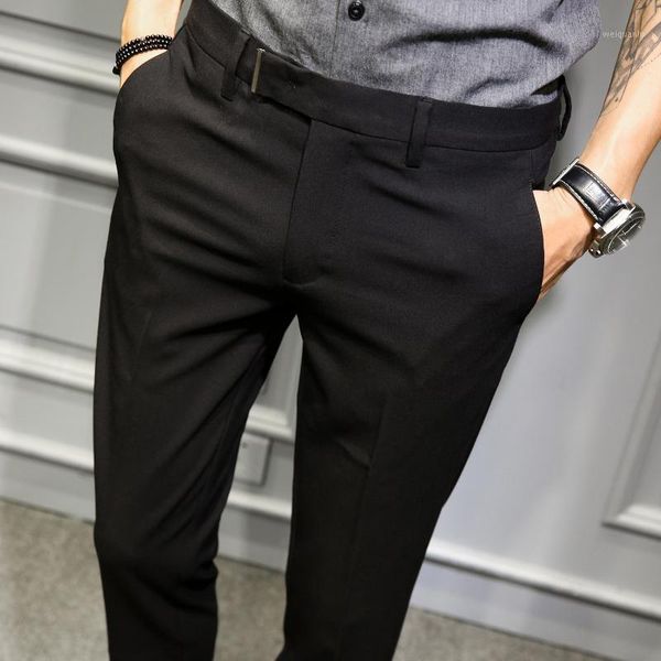 mrmt 2019 brand autumn and winter new men's trousers slim solid color casual pants for male straight small feet long trouser1, Black
mrmt 2019 brand autumn and winter new men's trousers slim solid color casual pants for male straight small feet long trouser1, Black