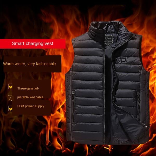 f 2020 warming heated vest with power bank zip up winter heating jacket solid m-5xl heated vest, Black;white
f 2020 warming heated vest with power bank zip up winter heating jacket solid m-5xl heated vest, Black;white