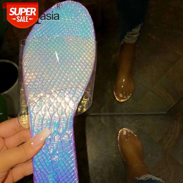 doratasia new ins fashion unique colorful slides summer holiday casual flat slippers women brand transparent pvc shoes woman #hi2i, Black
doratasia new ins fashion unique colorful slides summer holiday casual flat slippers women brand transparent pvc shoes woman #hi2i, Black