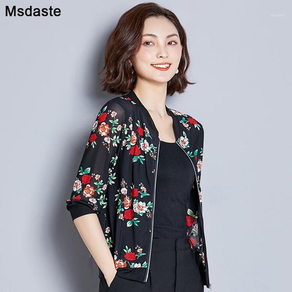 women's jackets plus size short female coat zipper 3/4 sleeve polka flower dot leopard spring autumn coats women bomber jacket1, Black;brown
women's jackets plus size short female coat zipper 3/4 sleeve polka flower dot leopard spring autumn coats women bomber jacket1, Black;brown