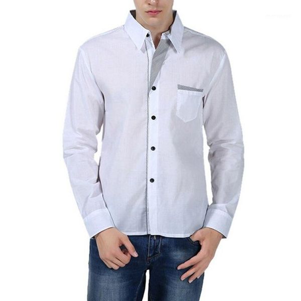 men's casual shirts puimentiua est korean style men slim fit design blouse male white shirt camisa masculina long sleeve men1, White;black
men's casual shirts puimentiua est korean style men slim fit design blouse male white shirt camisa masculina long sleeve men1, White;black