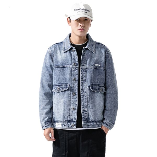 2021 men's denim jacket men coat light blue casual teens denim jacket cotton turn-down collar long sleeve denim bomber jackets, Black;brown
2021 men's denim jacket men coat light blue casual teens denim jacket cotton turn-down collar long sleeve denim bomber jackets, Black;brown