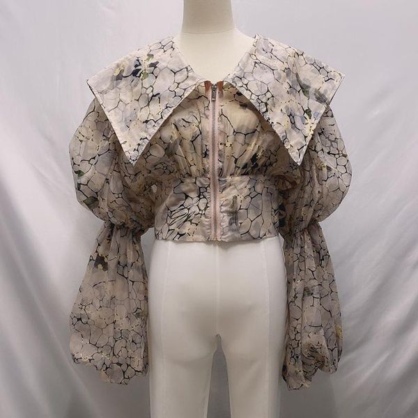 women's blouses & shirts chiffon blouse for women v neck puff sleeve casual korean shirt female 2021 fall fashion clothes tide, White
women's blouses & shirts chiffon blouse for women v neck puff sleeve casual korean shirt female 2021 fall fashion clothes tide, White