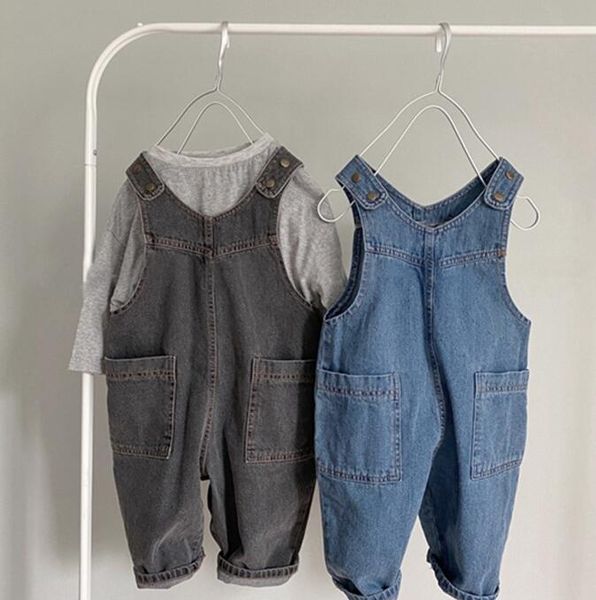 jumpsuits 2021 wholesale girls boys denim overalls spring cotton fashion kids pants 1-7 years yl99, Blue
jumpsuits 2021 wholesale girls boys denim overalls spring cotton fashion kids pants 1-7 years yl99, Blue