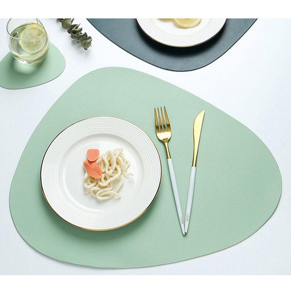 Modern Placemat PU Leather Tablecloth Non-Slip Table Mat Waterproof Cup Pad For Home Restaurant Cafe 
Modern Placemat PU Leather Tablecloth Non-Slip Table Mat Waterproof Cup Pad For Home Restaurant Cafe