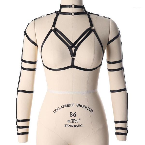 gothic harness belt body bondage lingerie black suspender arm strap crop steampunk bralette corset adjust dance party1, Black;white
gothic harness belt body bondage lingerie black suspender arm strap crop steampunk bralette corset adjust dance party1, Black;white