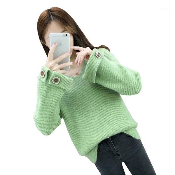 women's sweaters 2021 women spring autumn elegant sets plus size loose knit sweater female wool thermal knitted tide ok516, White;black
women's sweaters 2021 women spring autumn elegant sets plus size loose knit sweater female wool thermal knitted tide ok516, White;black