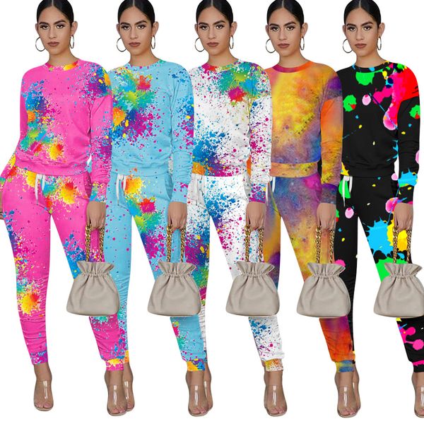 spot 2021 european and american spring and autumn fashion casual street print round neck trousers suit, White
spot 2021 european and american spring and autumn fashion casual street print round neck trousers suit, White