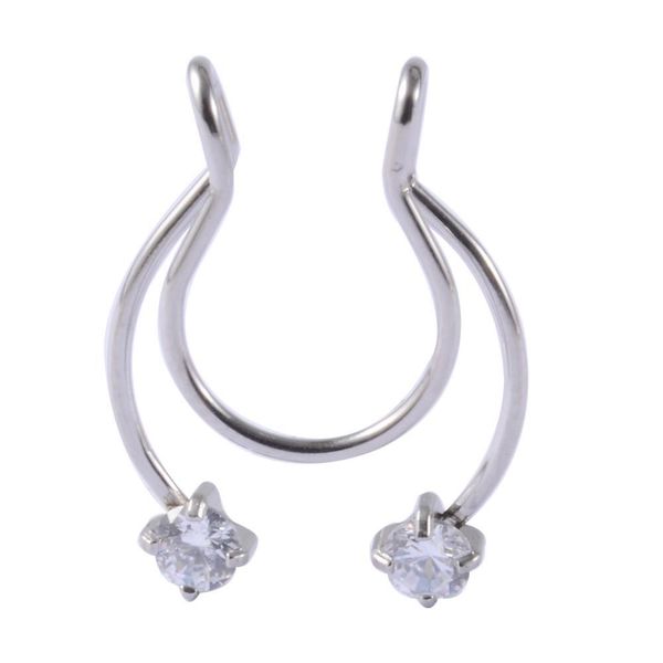 1pc fake nose ring spring clip on earrings u shaped nose hoop septum rings stealth hoop lip ring helix ring no q bbyxdz, Silver
1pc fake nose ring spring clip on earrings u shaped nose hoop septum rings stealth hoop lip ring helix ring no q bbyxdz, Silver